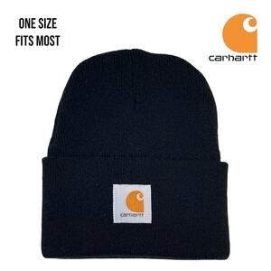 Carhartt A18 Knit‎ Cuffed Beanie - Black - Workwear & Streetwear - Outdoor Hunt